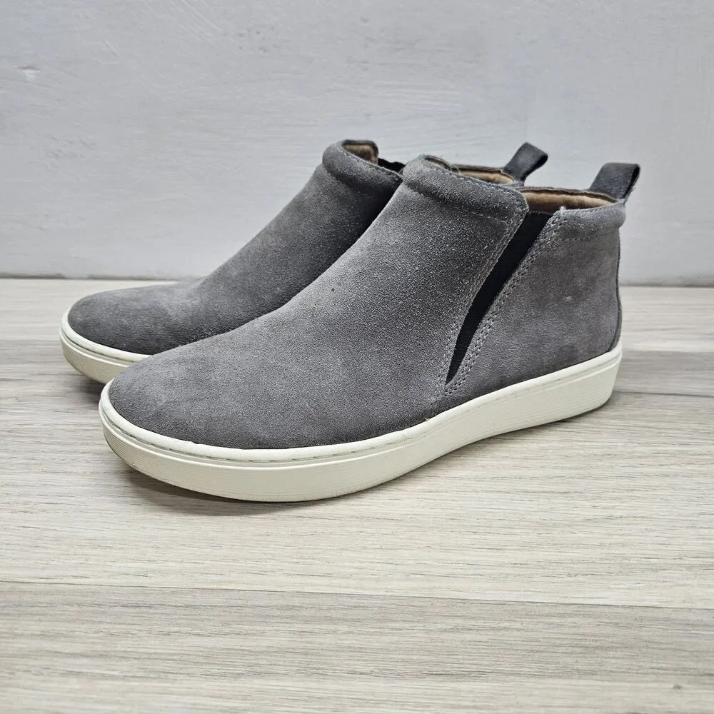 Sofft Britton Womens Gray Boots Size 7 Leather Casual